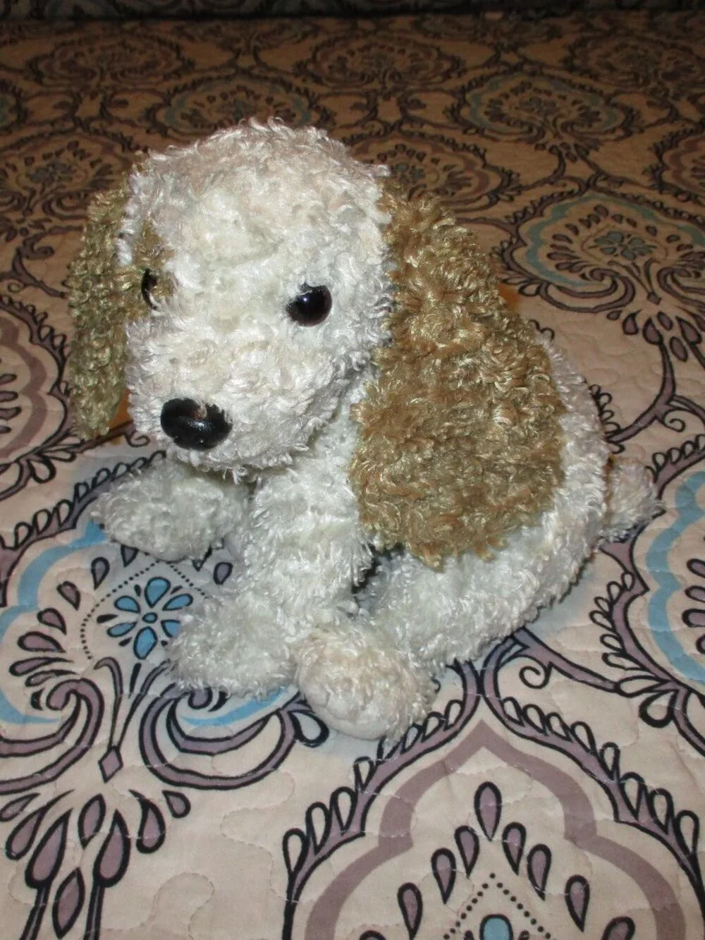 VTG Ty Classics 'Beasley' Spaniel Tan Dog Puppy Plush